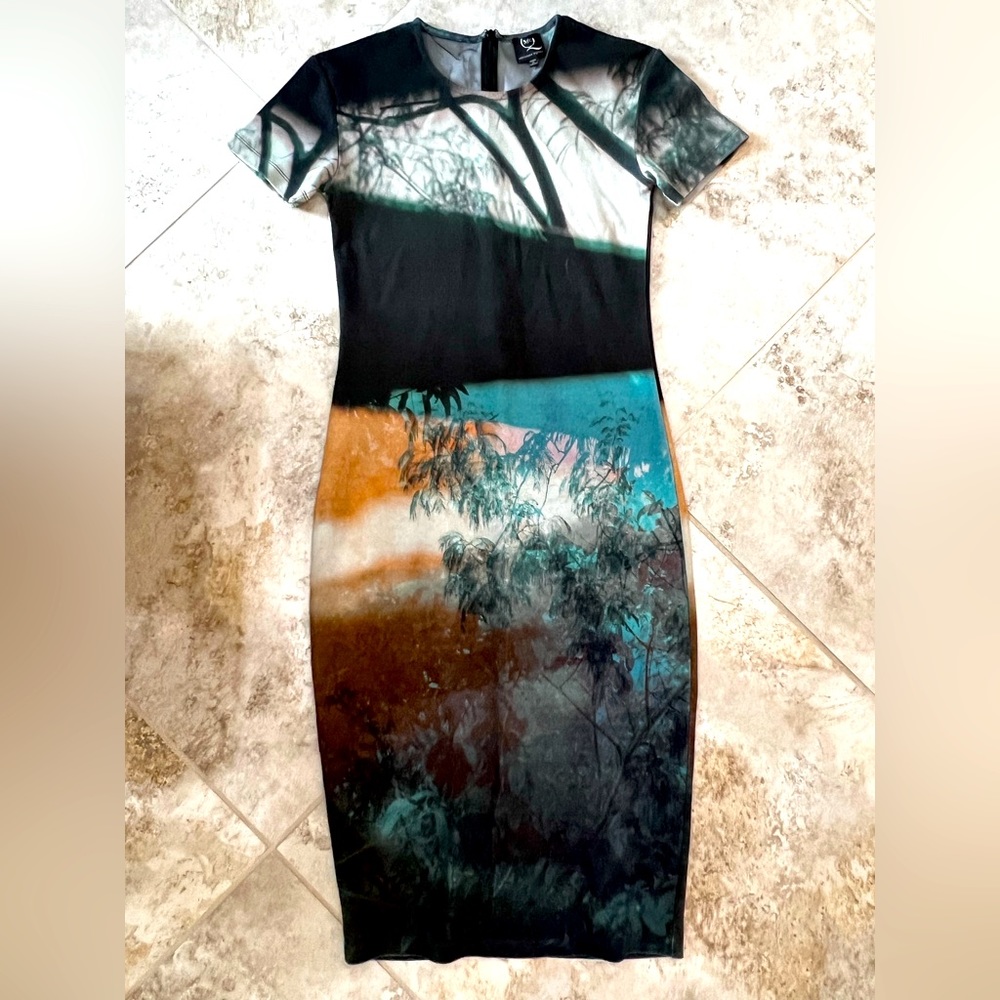 Printed Alexander McQueen dress
